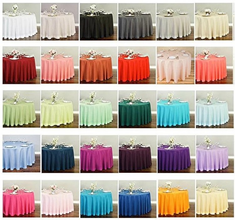 Round Tablecloth (Custom Color)