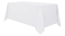 Rectangular Tablecloth 90x132 (White)